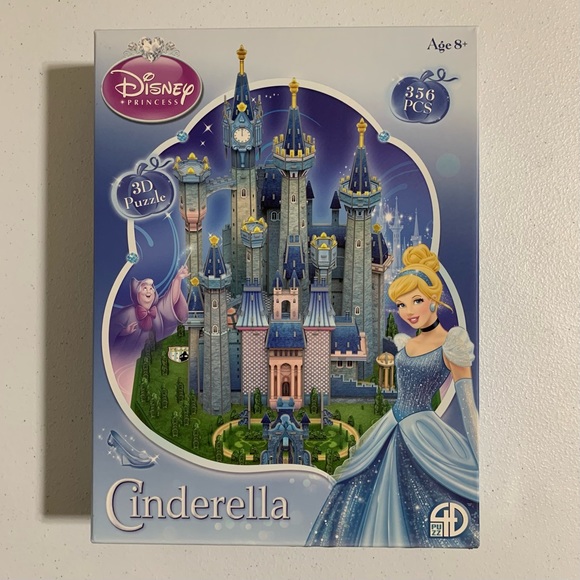 4D Build: Disney Princess Cinderella 3D Castle 356-Piece Puzzle-NIB - Picture 3 of 11